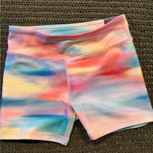 NWT DSG Colorful Tie-Dye Bike Shorts